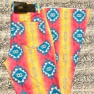L&B flare bell bottom pants.